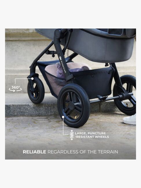 Kinderkraft MOOV 2 XL Air Kombivogn, Pure Black