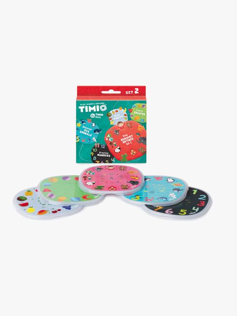 TIMIO Skivepakke 2, Tal Former & Frugter 5-i-1