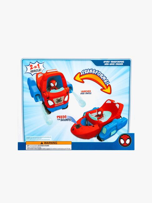 Spidey And His Amazing Friends Transforming Web-Wave Bilsæt