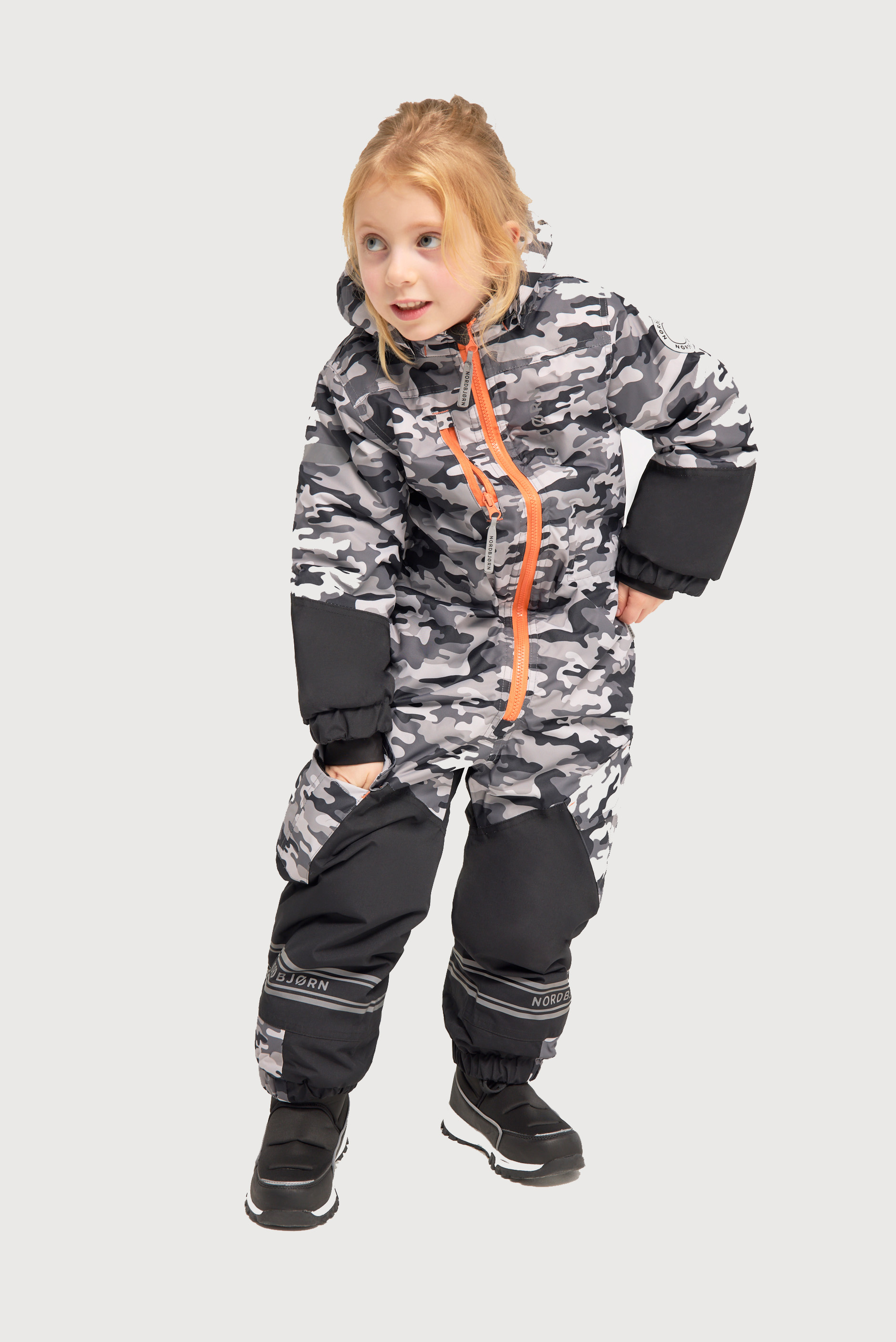 Nordbjørn Svalbard Vinterflyverdragt, Camo Wet Weather, 110, Vinterflyverdragt
