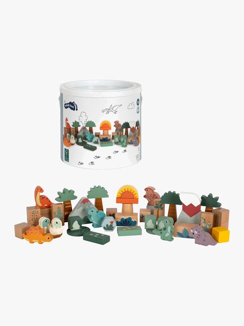 Small Foot Dino Byggeklodser i Træ 50 Stk.