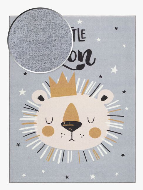 KMCarpets Play Lionking Gulvtæppe 160x230, Grå