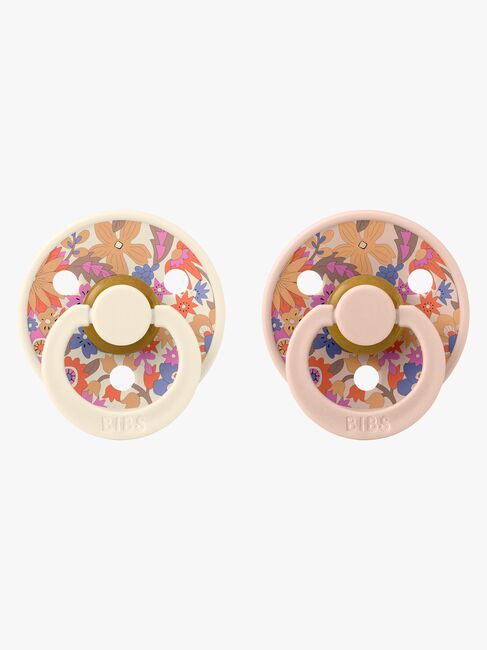 BIBS x Liberty Colour June Blossom Sut 2-pak Latex Str. 1, Blush Mix