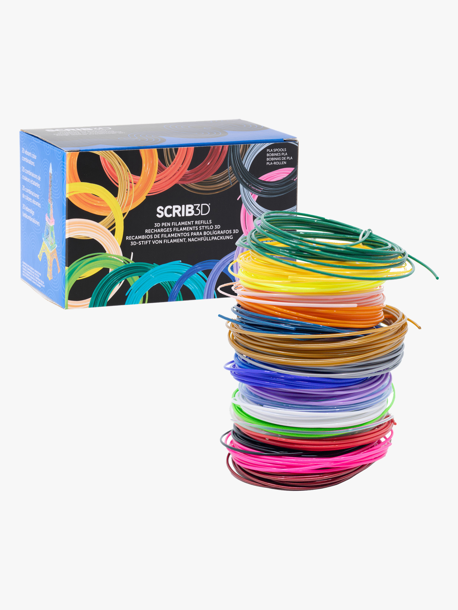 3Doodler SCRIB3D Refill 20 Farver