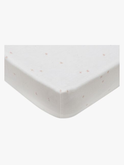 Jollein Stræklagen Twinkling 60x120, Off white/Wild Rose