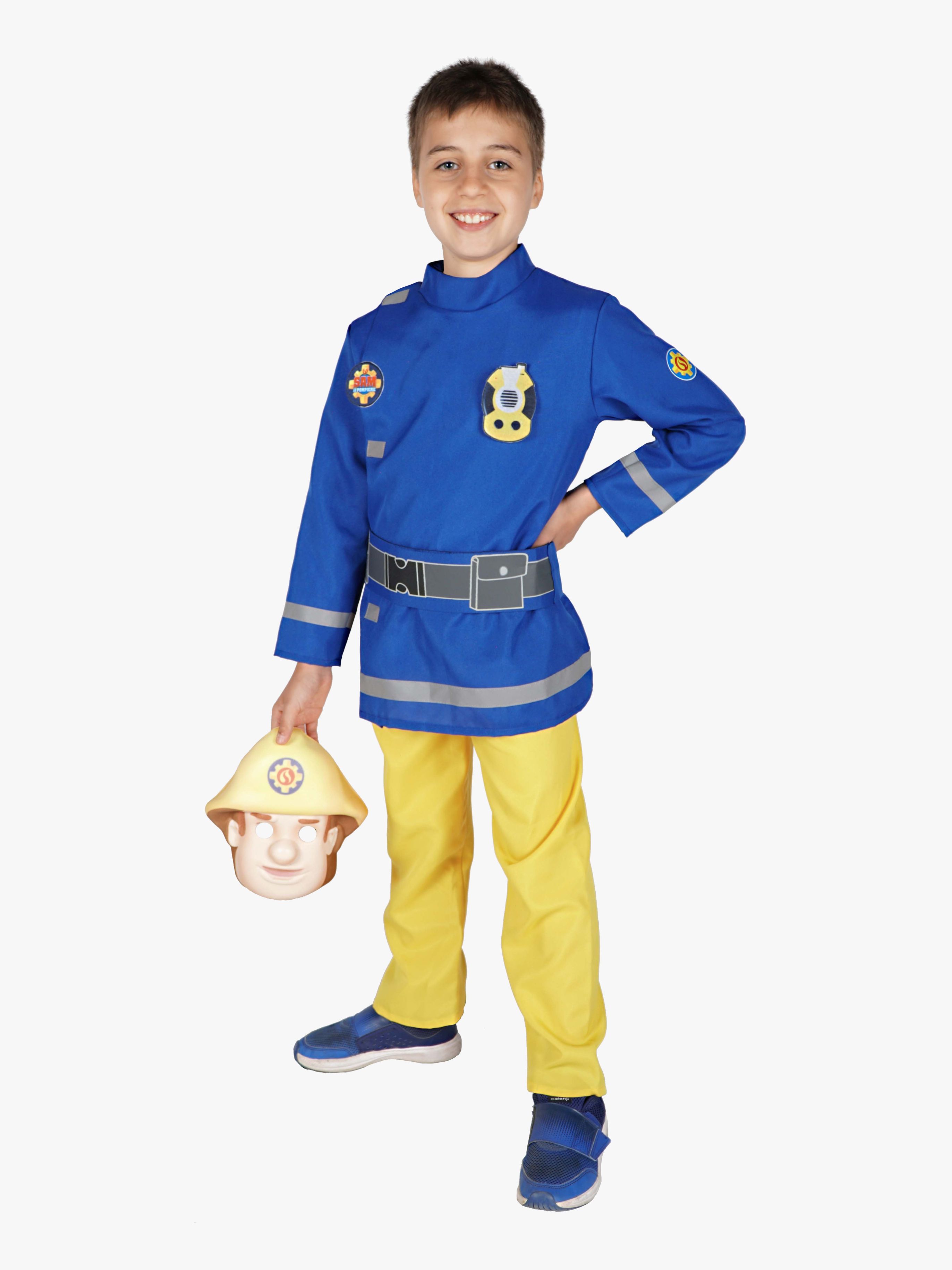Brandmand Sam Kostume, 5-7 år