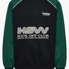 Hummel Oversized Crew Trøje, Dark Green