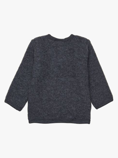 Fixoni Trøje Uld, Dark Grey Melange