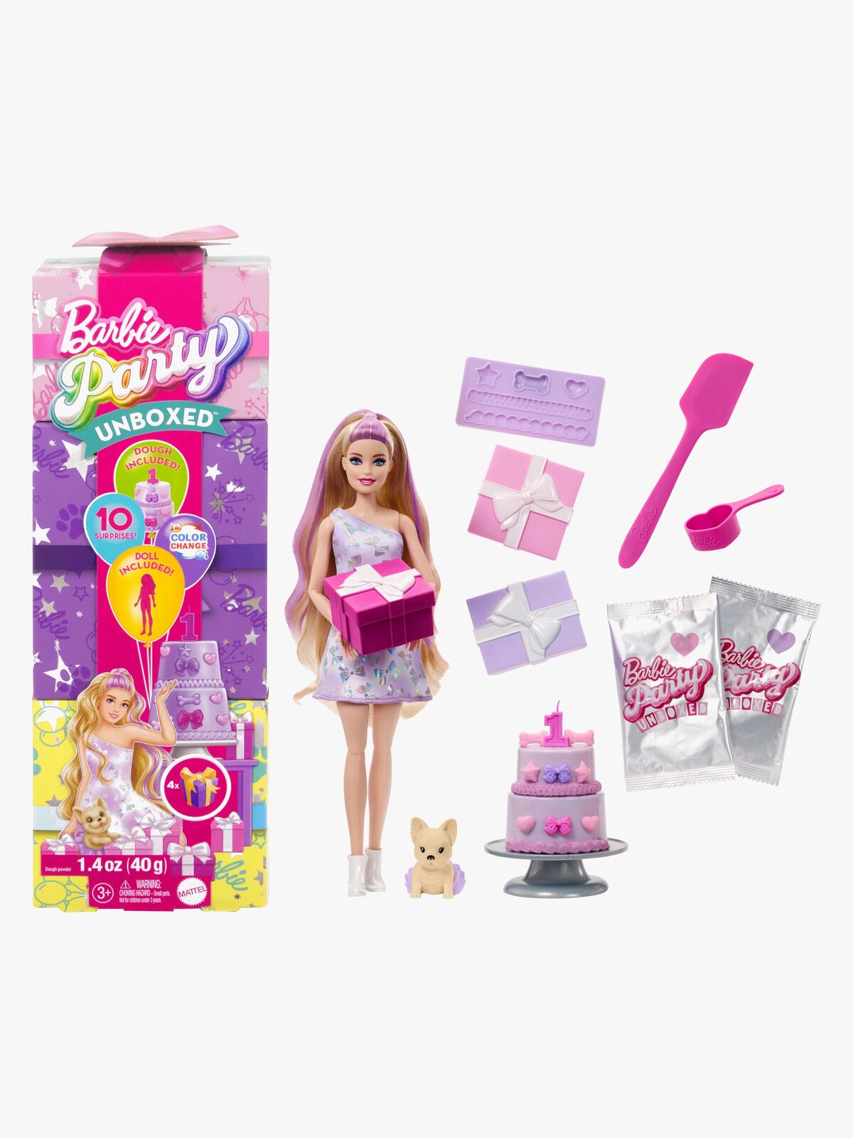 Barbie Party Unboxed Dukke 1