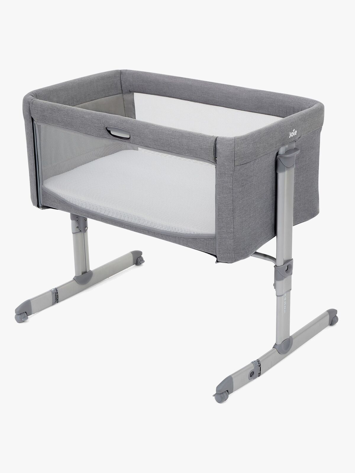 Joie Roomie Bedside Crib, Gray Flannel