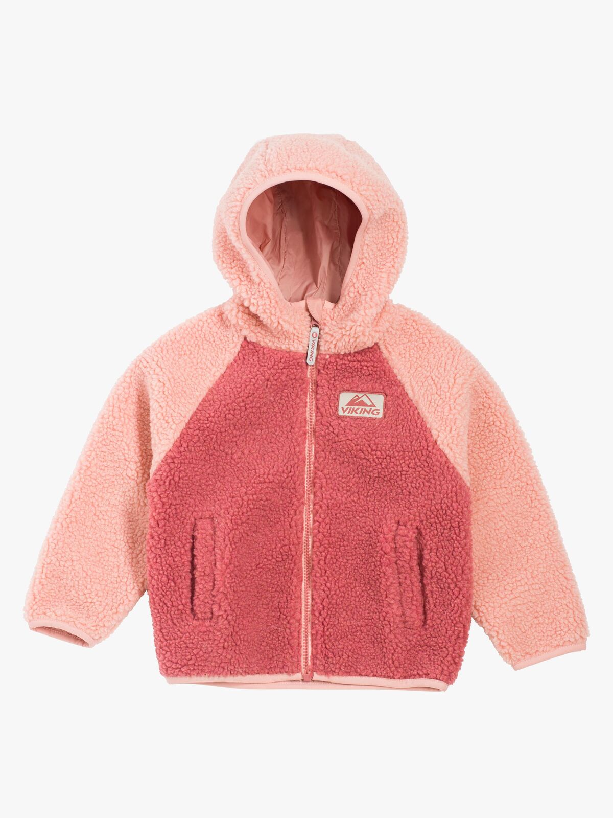 Viking Play  Vendbar Fleecetrøje, Pink