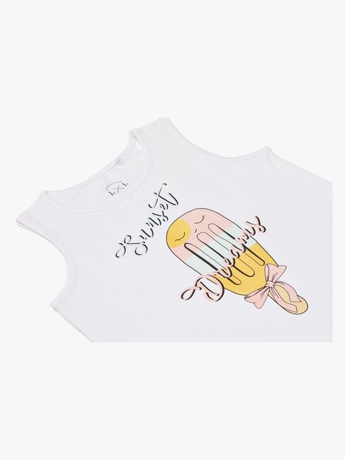 Luca & Lola Helena Kjole, Bright White