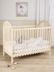 Alice & Fox Dune Tremmeseng inkl BabyMatex Madras Fresh 60x120, Natural Wood
