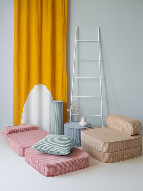 Wigiwama Flip Foldbar Stol 150x60 cm, Brown Sugar