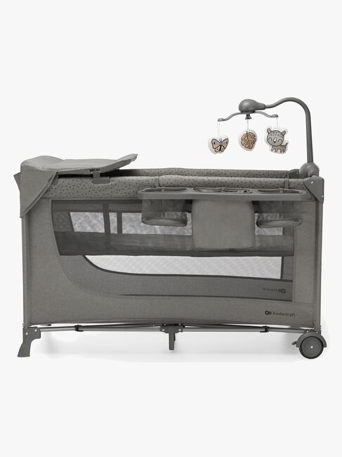 Kinderkraft JOY 2 Weekendseng med Tilbehør, Dark Grey