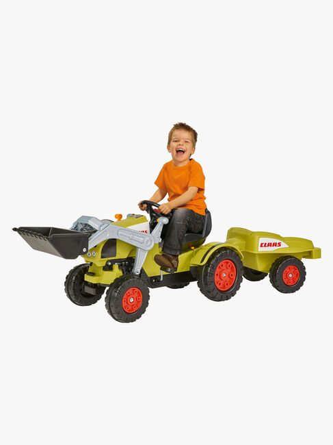 BIG Pedaltraktor m. Trailer Claas Celtis