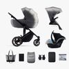 Kinderkraft PRIME 2 3-in-1 Duovogn Travelsystem inkl. Mink Pro, Shadow Grey