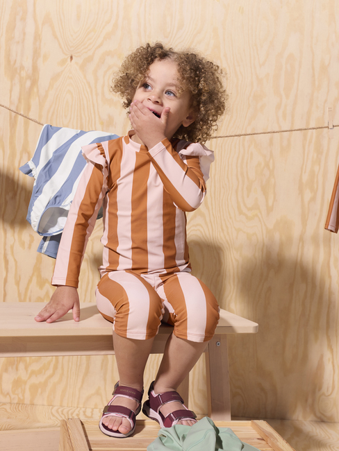 Nordbjörn Cecina UV-Sæt, Pink Stribet