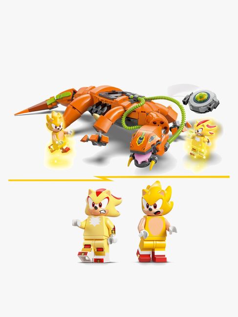 LEGO Sonic 77003 Super Shadow mod Biolizard