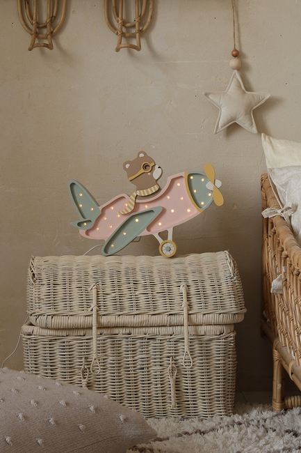 Little Lights Lampe Flyvemaskine, Candy