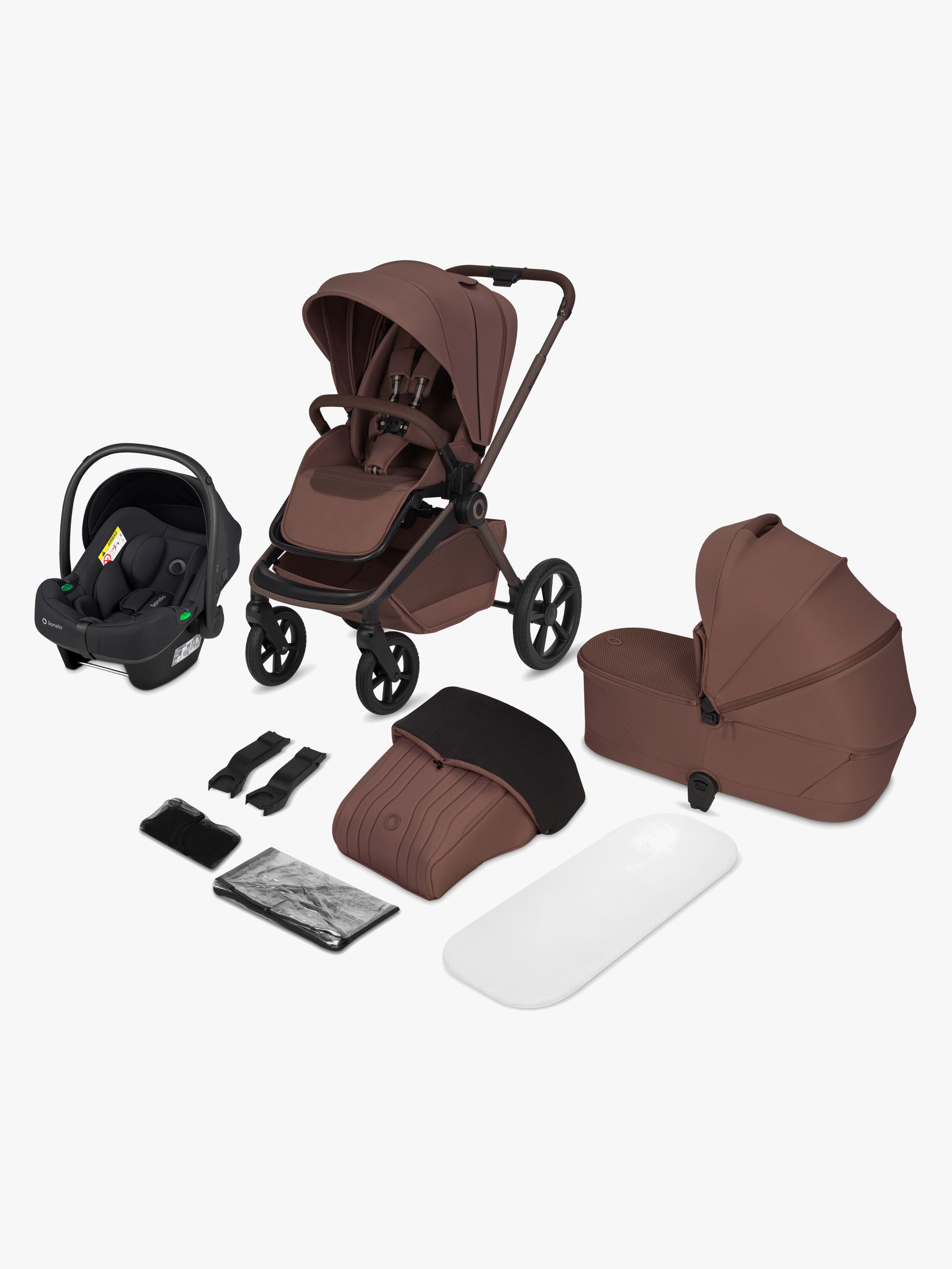 Lionelo FREYA 3-in-1 Duovogn, Brown Chocolate