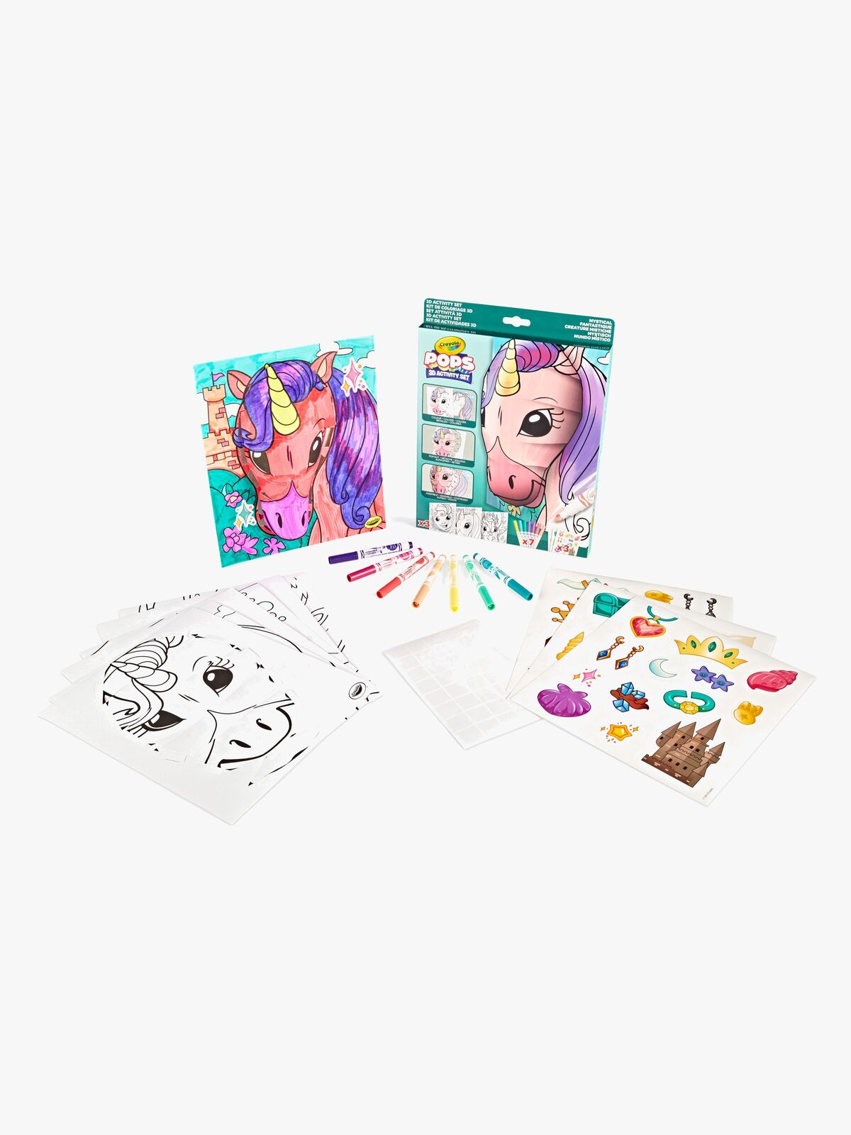 Crayola Pops 3D Skitseblok - Mystical