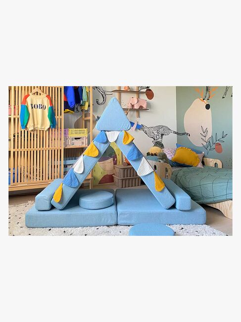Shappy Play Bygbar Sofa 160x80 cm, Sky Blue