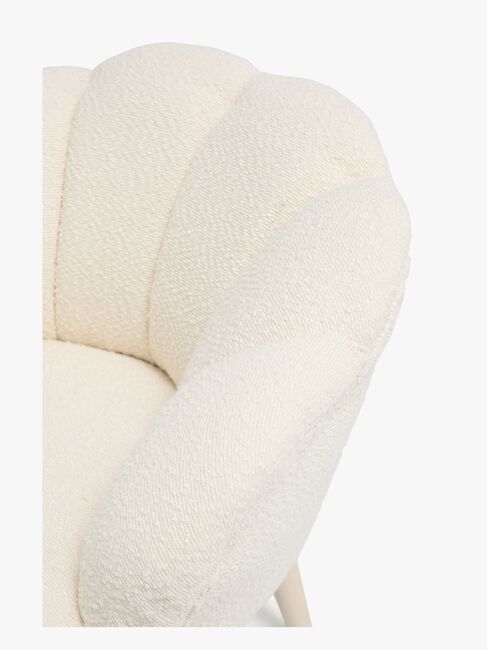 Alice & Fox Pearla Lænestol, Cream/Wood