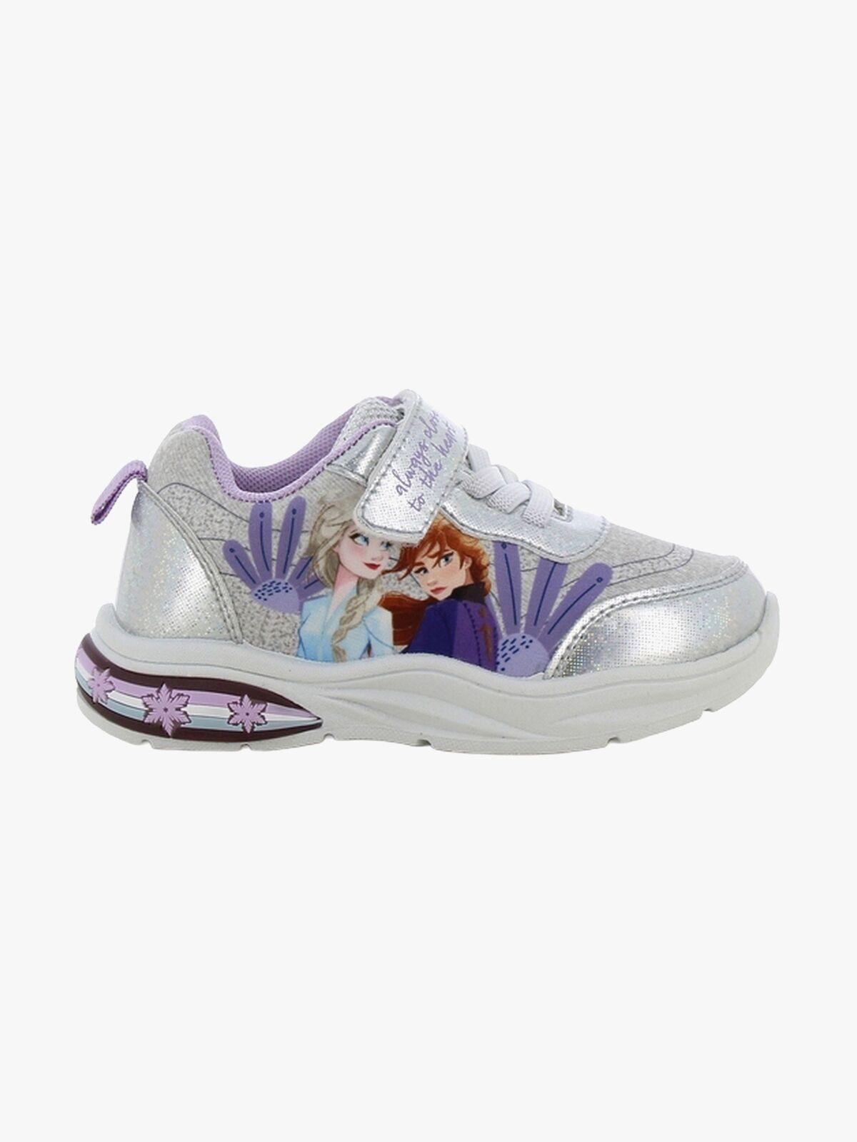 Disney Frozen Blinkende Sneakers, Silver/Lilac