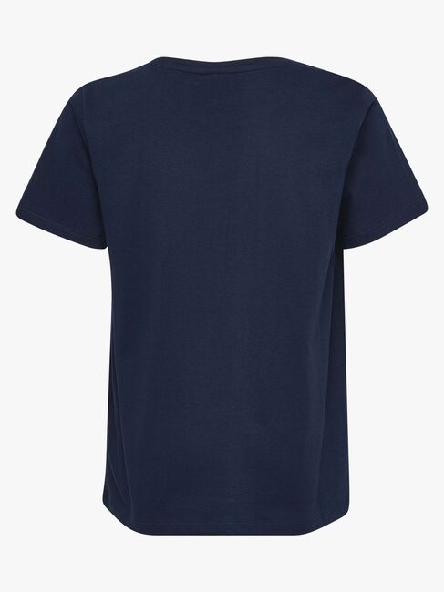 Hummel Tres T-shirt, Black Iris