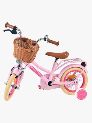 Volare Excellent Cykel med Kurv 12 Tommer, Pink