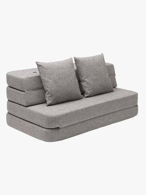 by KlipKlap 3 Fold Sofa XL, Multi Grey