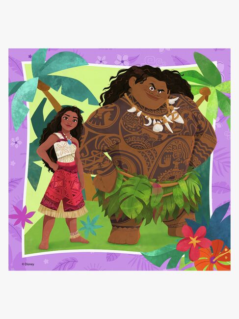 Ravensburger Disney Vaiana 2 Puslespil 3x49 Brikker