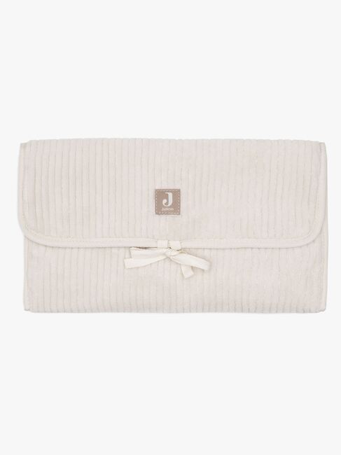 Jollein Cloudy Rib Pusleunderlag med Opbevaringslommer, Oatmeal