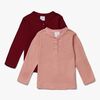 Luca & Lola Siena Langærmet T-shirt 2-pak, Pink