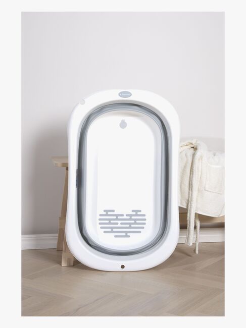 Beemoo CARE Assist Sammenfoldeligt Badekar, White/Grey