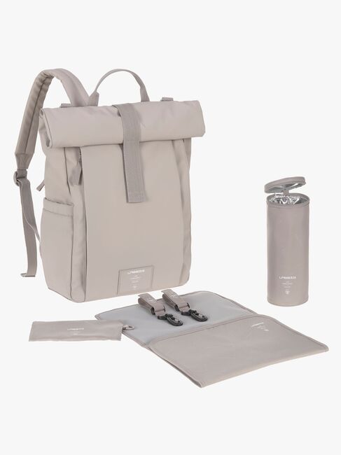Lässig Rolltop Pusletaske Rygsæk, Taupe