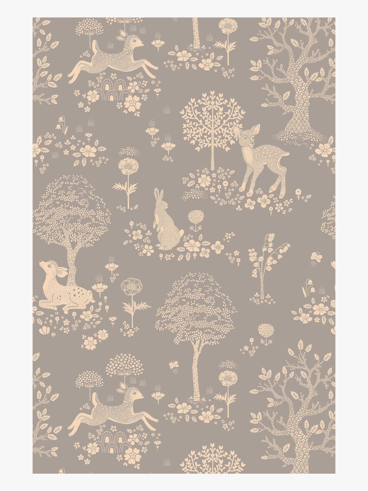 Majvillan Tapet Summer Fields, Dusty Blue