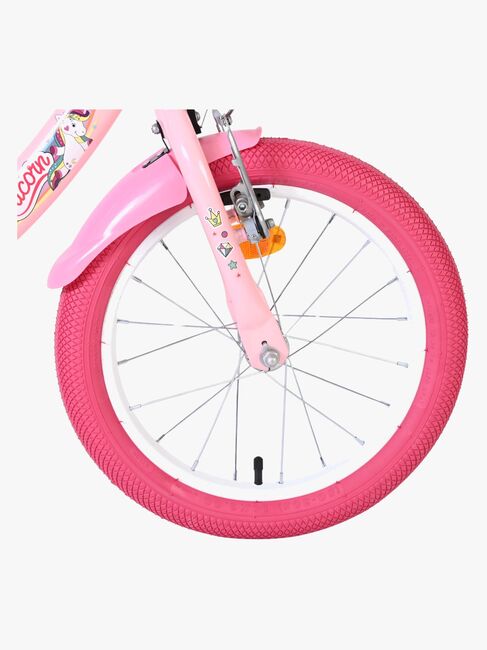 Volare Unicorn Cykel 16 Tommer, Pink