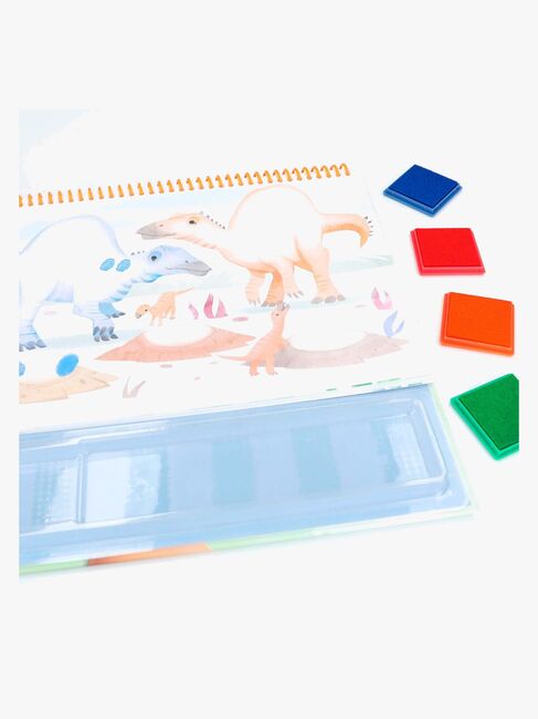 Dino World Fingerprint Fun Malebog