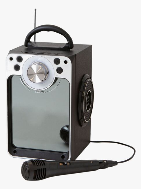 STARS Karaokemaskine med Lys, Sort