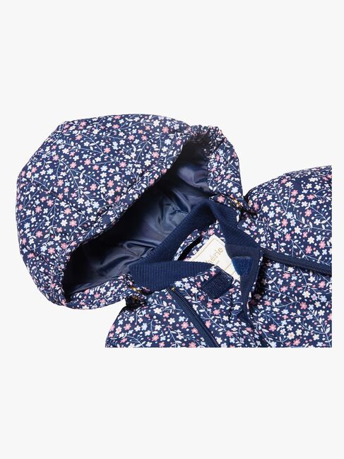 Petite Chérie Atelier Lola Jakke, Navy Small Flower