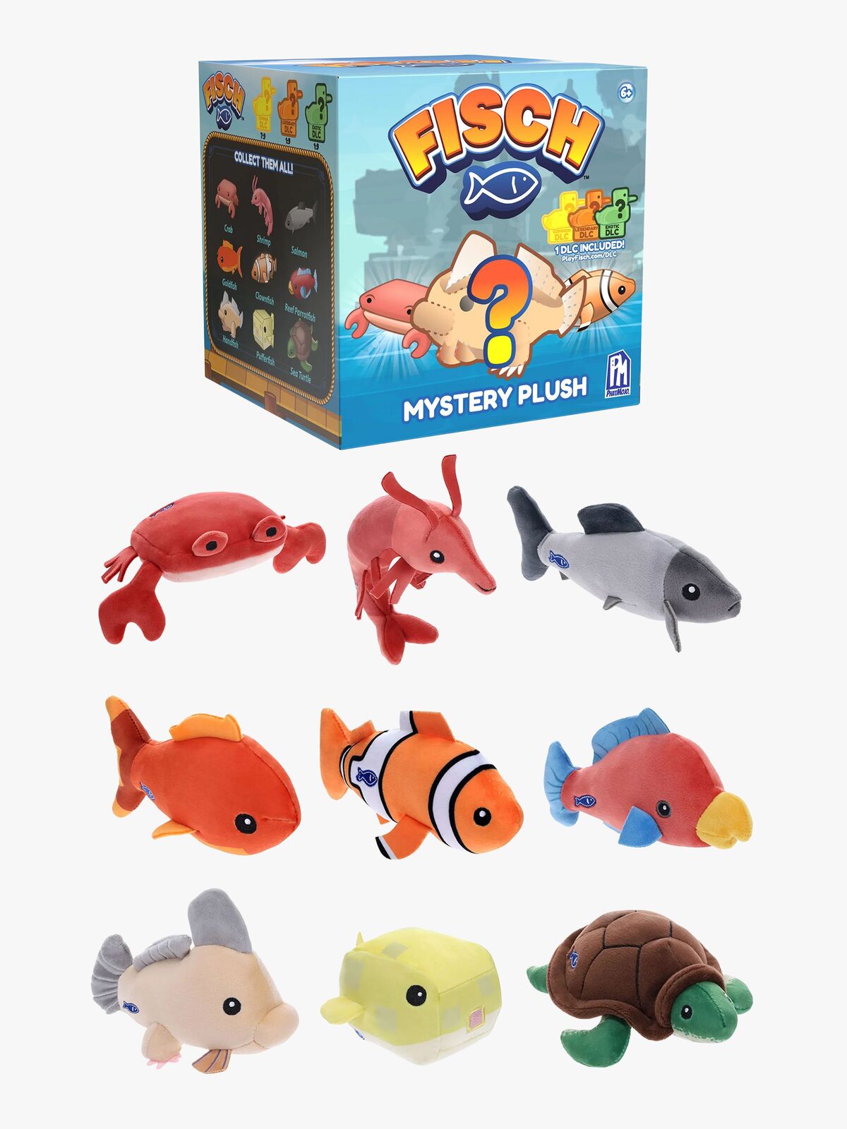 Roblox Fisch Bamse 10 cm Blandet Udvalg