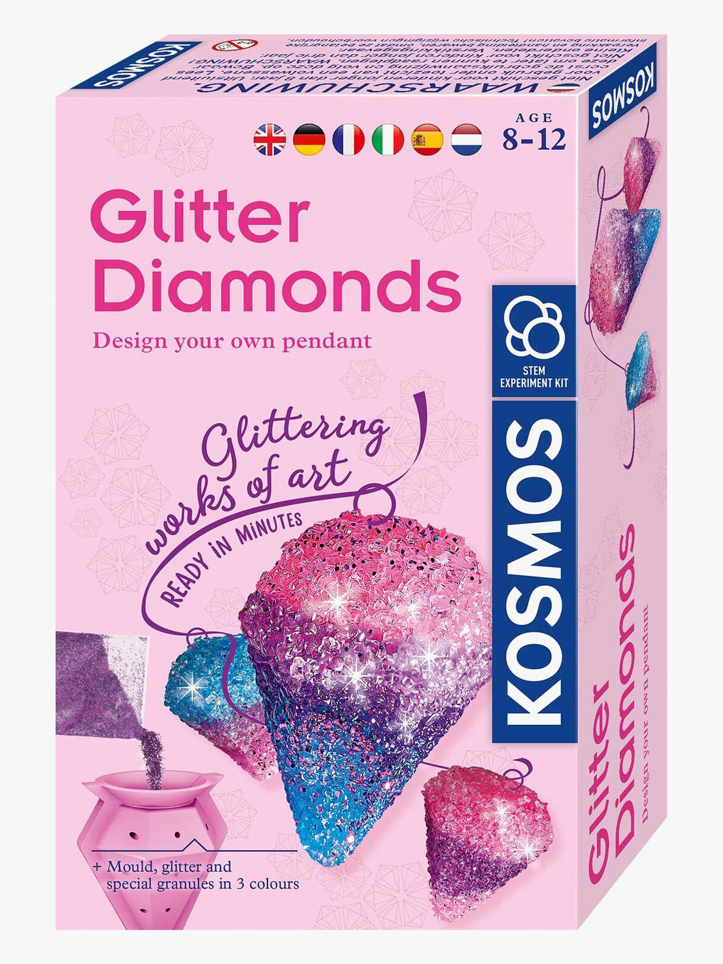 Kosmos Glitter-Diamonds Eksperimentsæt