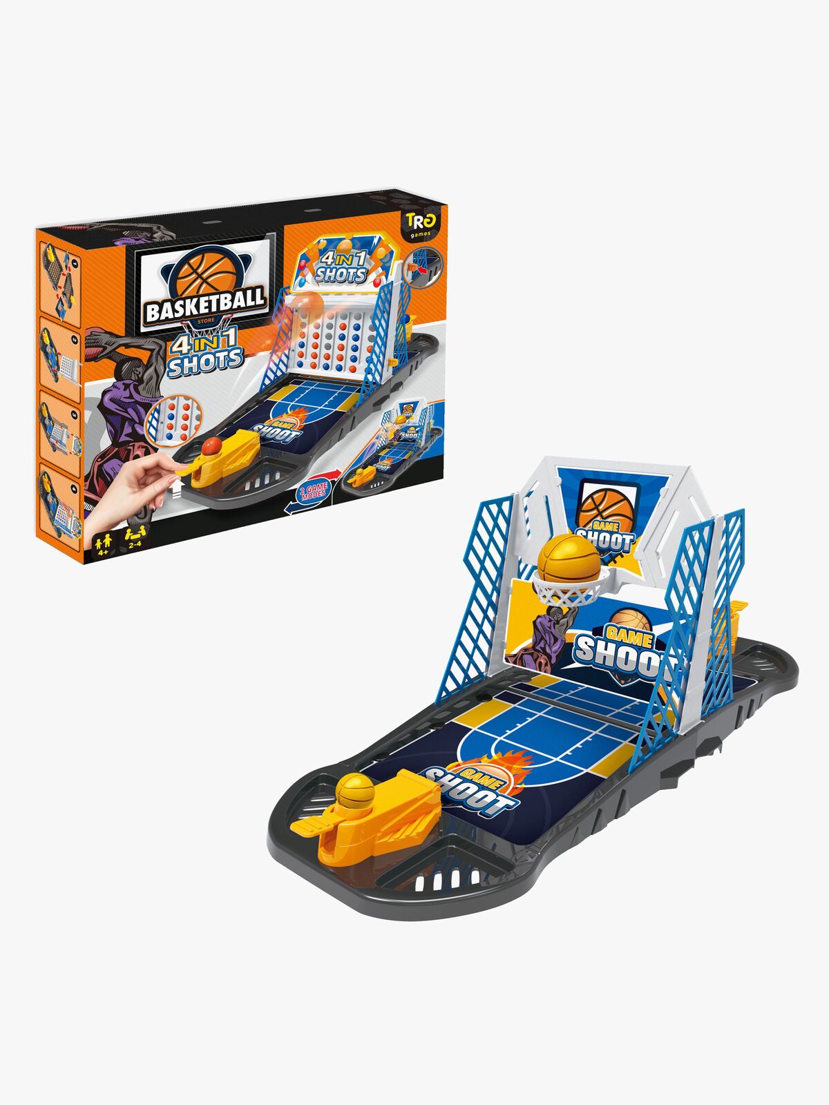 TRG Games Basketball Shoot 4 In 1 Brætspil