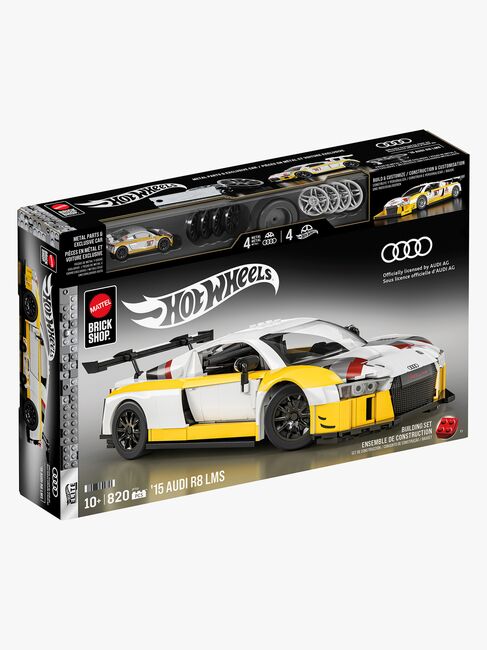 Mattel Brick Shop Hot Wheels Elite Series Byggesæt ’15 Audi R8 LMS 820 Dele