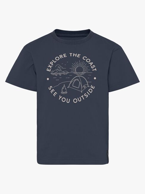 Didriksons Mynta T-shirt, Navyblå