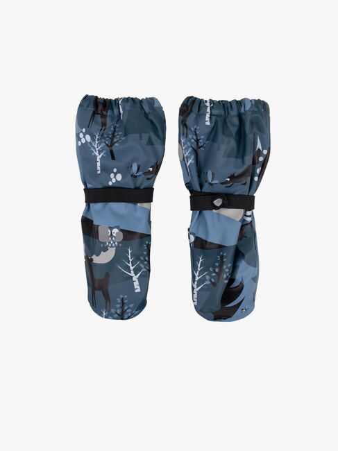 Lindberg Lekhyttan  Forede Regnvanter, Blå/Sort