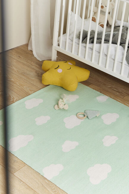 Cloudberry Castle Gulvtæppe, Grøn 100x150