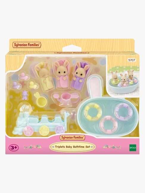 Sylvanian Families Dukkehustilbehør Triplets Baby Bathtime Set